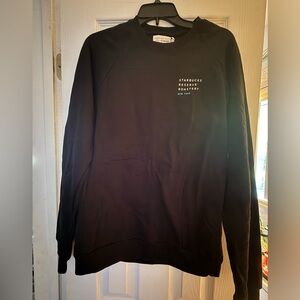 Starbucks Reserve Roastery NYC Black Crew Neck Sweatshirt - Size M - NWT